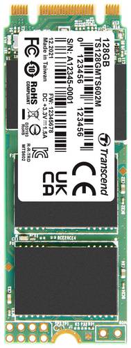 Transcend MTS602M 128GB Interne M.2 SATA SSD 2260 SATA III Industrial TS128GMTS602M