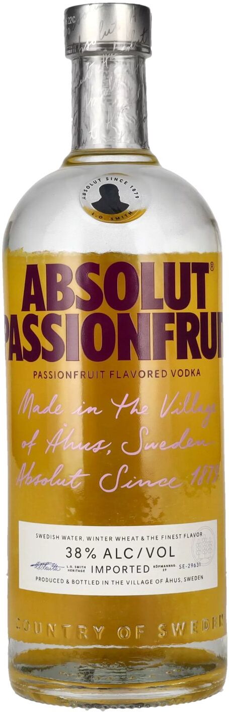 Absolut Vodka Absolut PASSIONFRUIT Flavored Vodka 38% Vol. 1l