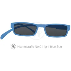 Lesebrille No.01 Klammeraffe Sun light blue
