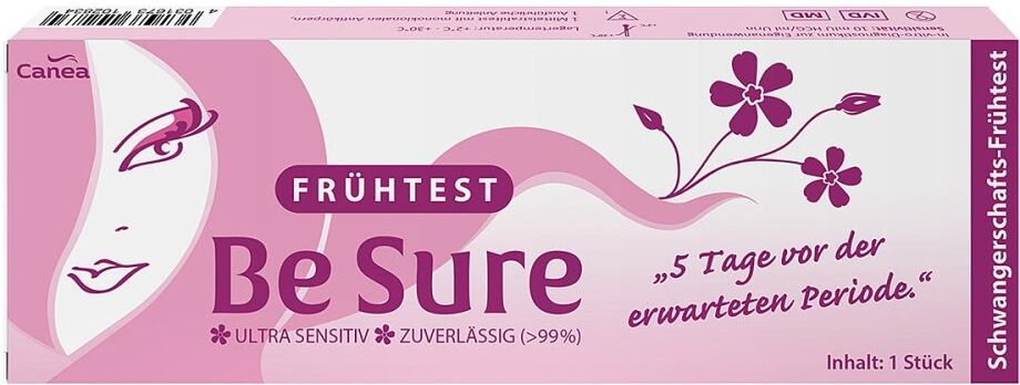BE SURE Frühtest Schwangerschaftstest 1stk