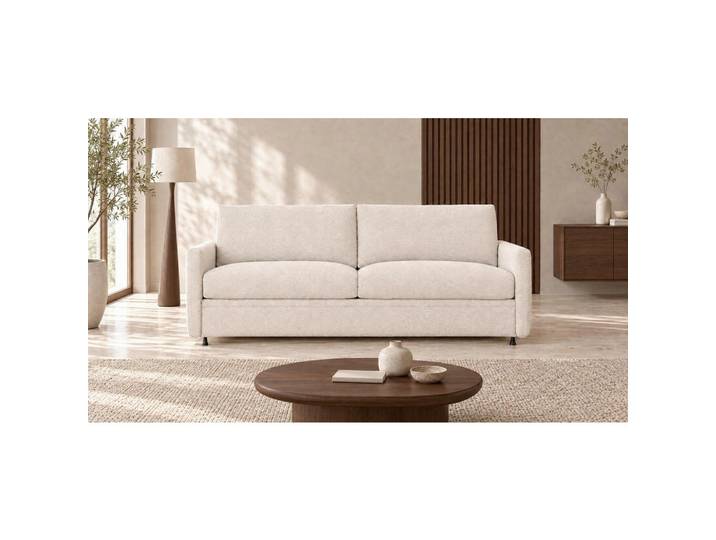 Livetastic Schlafsofa Harmony, Beige, 2-Sitzer, Füllung: Kaltschaum,Kaltschaum, Taschenfederkern, 176x80x95 cm, Bettfunktion erhältlich, Kinderzimmer & Jugendzimmer, Jugendmöbel, Jugendsofas