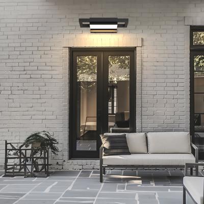 "Brooklyn   Modern Outdoor Sconce   14"" / Warm White (3000k)   MOD LIGHTING"