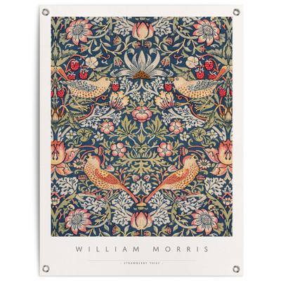 Poster REINDERS "William Morris - Erdbeerdieb", bunt (farbe bild(er): bunt), B:60cm H:80cm T:0,1cm, Leinwand, Bilder, Poster, Outdoor für Garten oder Balkon