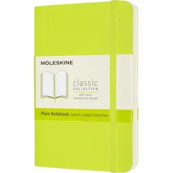 Moleskine Blanko Notizbuch P Limette weicher Einband