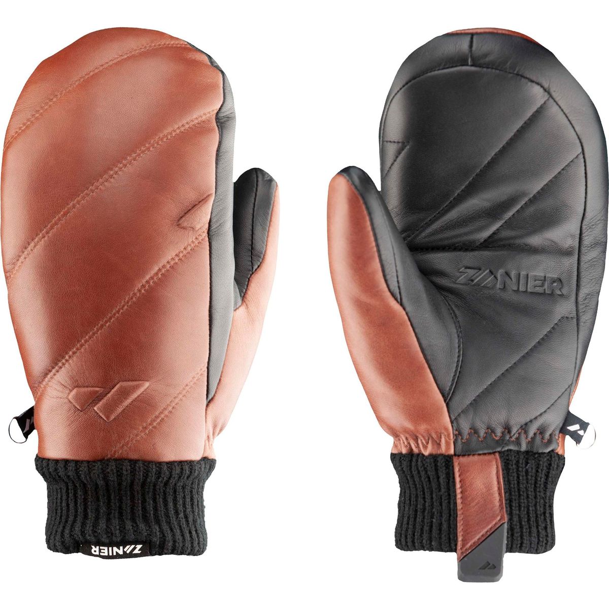 Zanier Vogue Mitten schwarz - braun (2069) 7,5 27048-2069-7,5