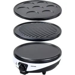 3 in 1 Crepes Maker Pfannkuchen Eierkuchen Elektrogrill Luzern Syntrox Germany