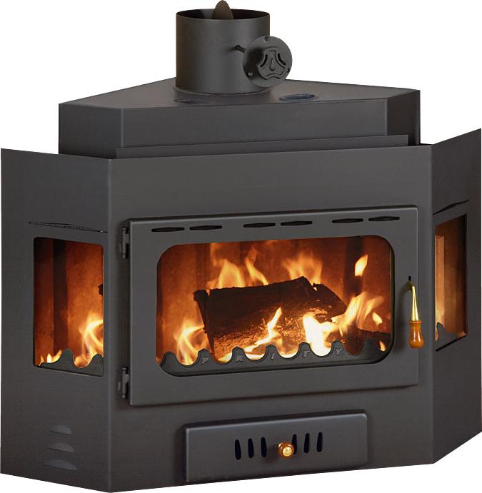 Kamineinsatz PRITY A | 14,2 kW | A+ Effizienz | Ø200 mm | Großer Feuerraum | Holzofen