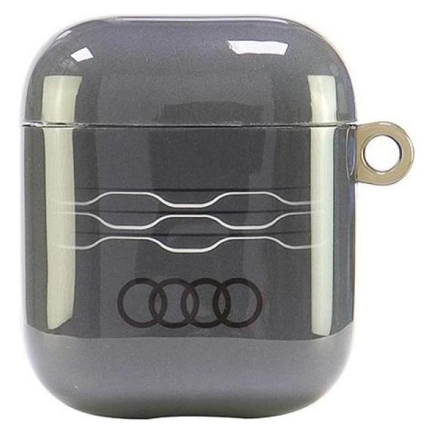 Audi IML Geometric Pattern AirPods cover szary/gray AU-IMLAP-A6/D3-GY (Kopfhörer Hülle) (AUDI000173-0)
