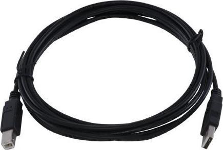 Kramer Electronics USB 2.0-kabel, USB A naar USB B, 1,8 meter, zwart