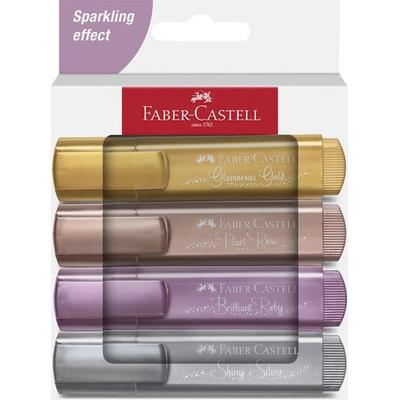 Faber-Castell Textmarker TL 46 Metallic 4er Kartonetui