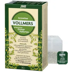 VOLLMERS präparierter grüner Hafertee Filterbeutel 15 St