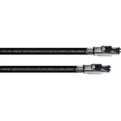 Cordial CSE 15 HH 6A PUR - 15,0 m CCAT 6A PUR, Telegärtner® RJ 45 / RJ 45 Normalbelegung