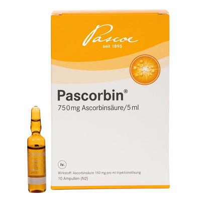 Pascorbin Injektionslösung Ampullen 10x5 ml