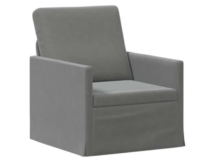 vidaXL Einzelsofa Dunkelgrau 70 x 81 x 82 cm Samt (V)