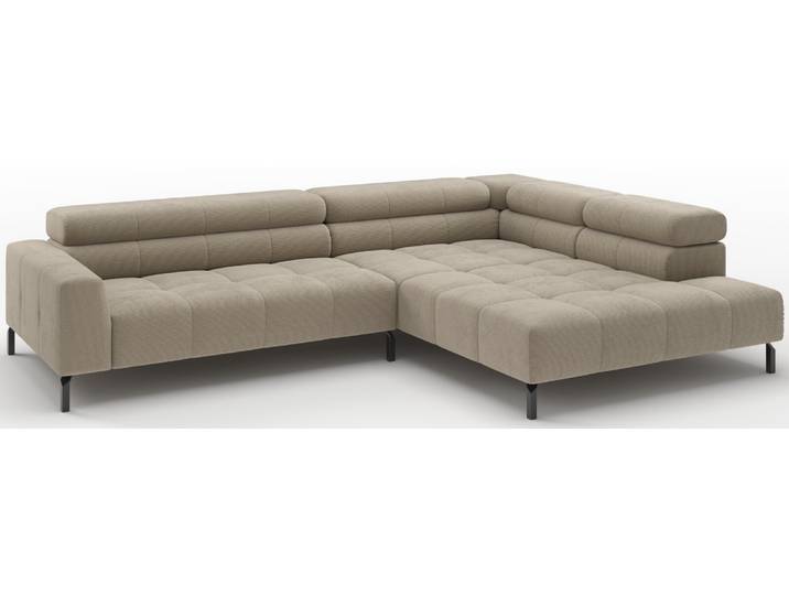 Lounge Handmade Ecksofa LH-CELSO 2.0, sand, Cord