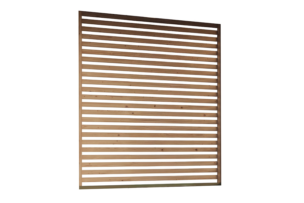 KARIBUHOLZT Cubeco Pavillon Lamellenwand natur 16988348