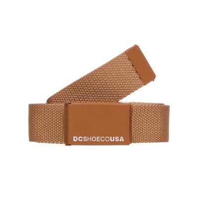 Synthetikgürtel DC SHOES "Web", Herren, braun (golden braun), Kunstfaser, Gürtel