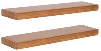 Kate and Laurel Rohan Wood 2 Piece Shelf Set