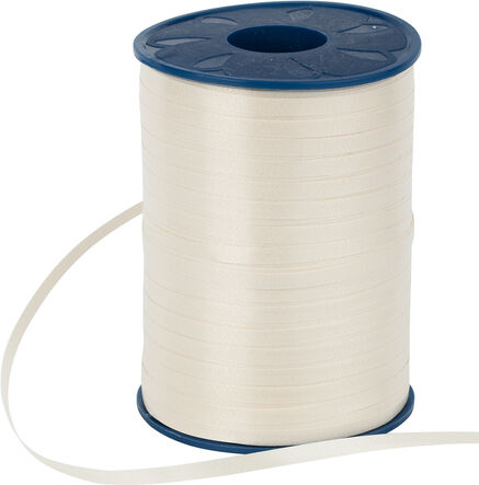 Geschenkband, creme, 5 mm, 500 m