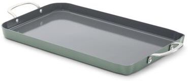 Calphalon Ceramic Nonstick Double Stovetop Griddle, Silver Ash