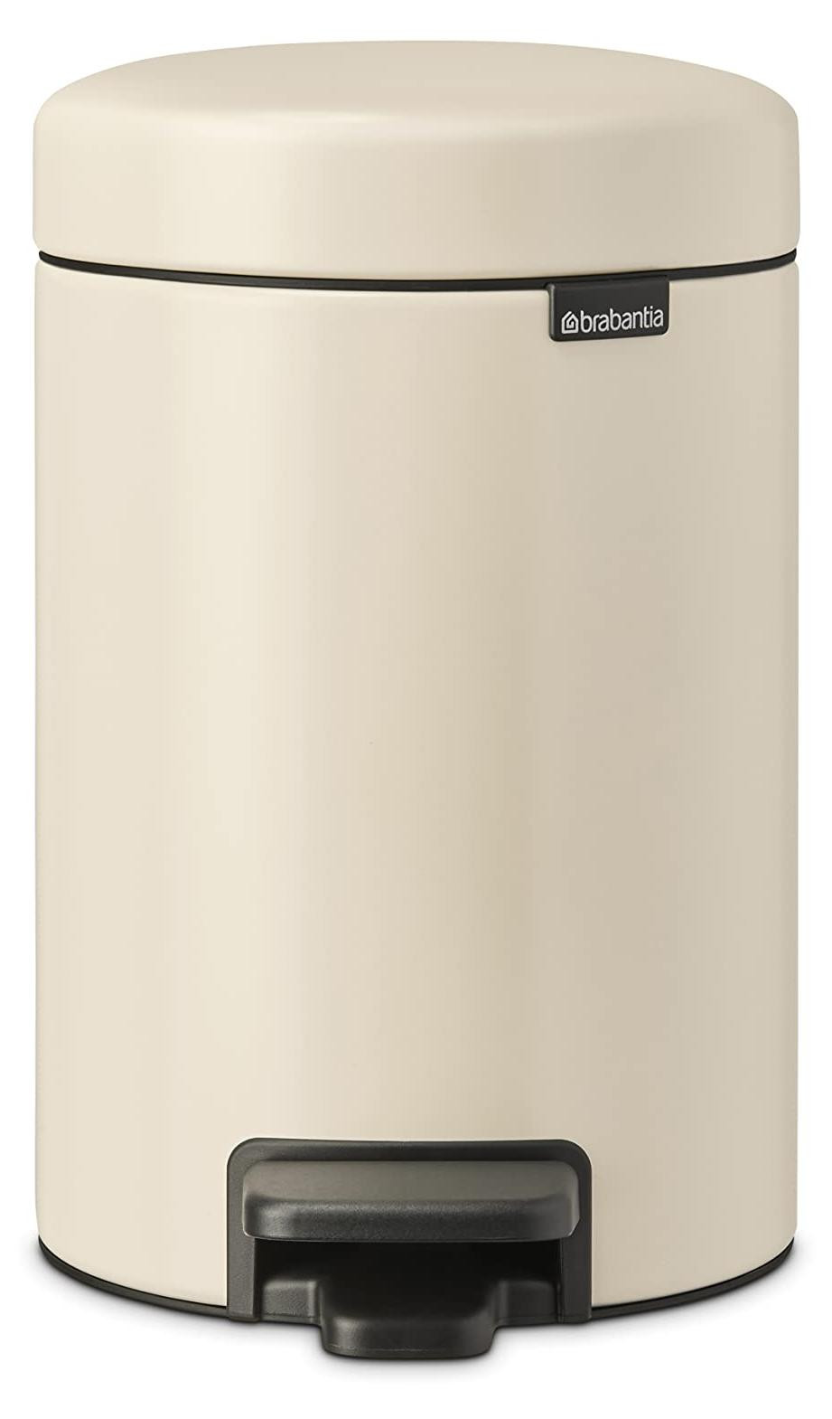 Brabantia Newicon Treteimer, 3 liter, zachtbeige