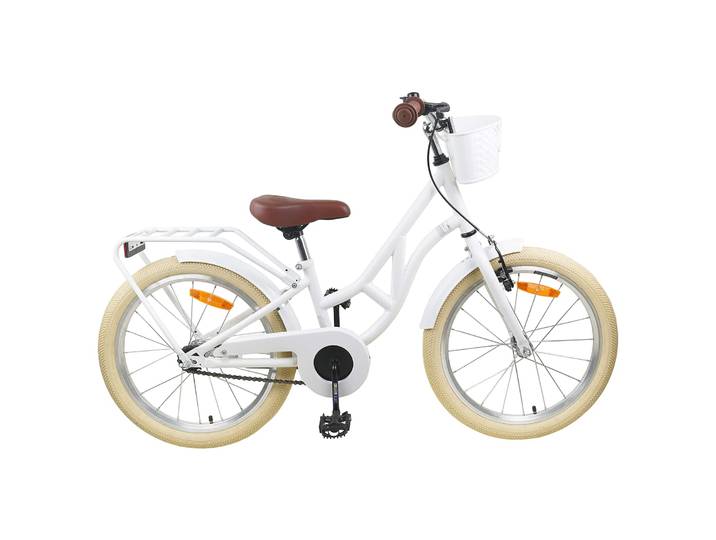 vidaXL Kinderfahrrad 24 Zoll für 8-12 Jahre alt Weiß