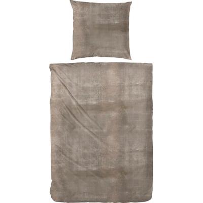 Bettwäsche PRIMERA "Mako-Satin-Bettwäsche", braun, B/L: 135cm x 200cm, 1 Stk., 1 Stk., Mako-Satin, B/L: 80cm x 80cm, 2 Stk., Mako-Satin, Obermaterial: 100% Baumwolle, Bettwäsche, Bettwäsche, Mit der Trendfarbe im Herbst