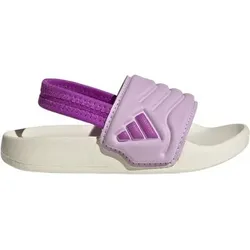 ADIDAS Kinder Badeslipper ADILETTE ESTRAP 2.0, Größe 24 in Silber Silber