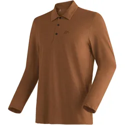 Maier Sports, Herren, Funktionsshirt, Pique Polo (L), Braun