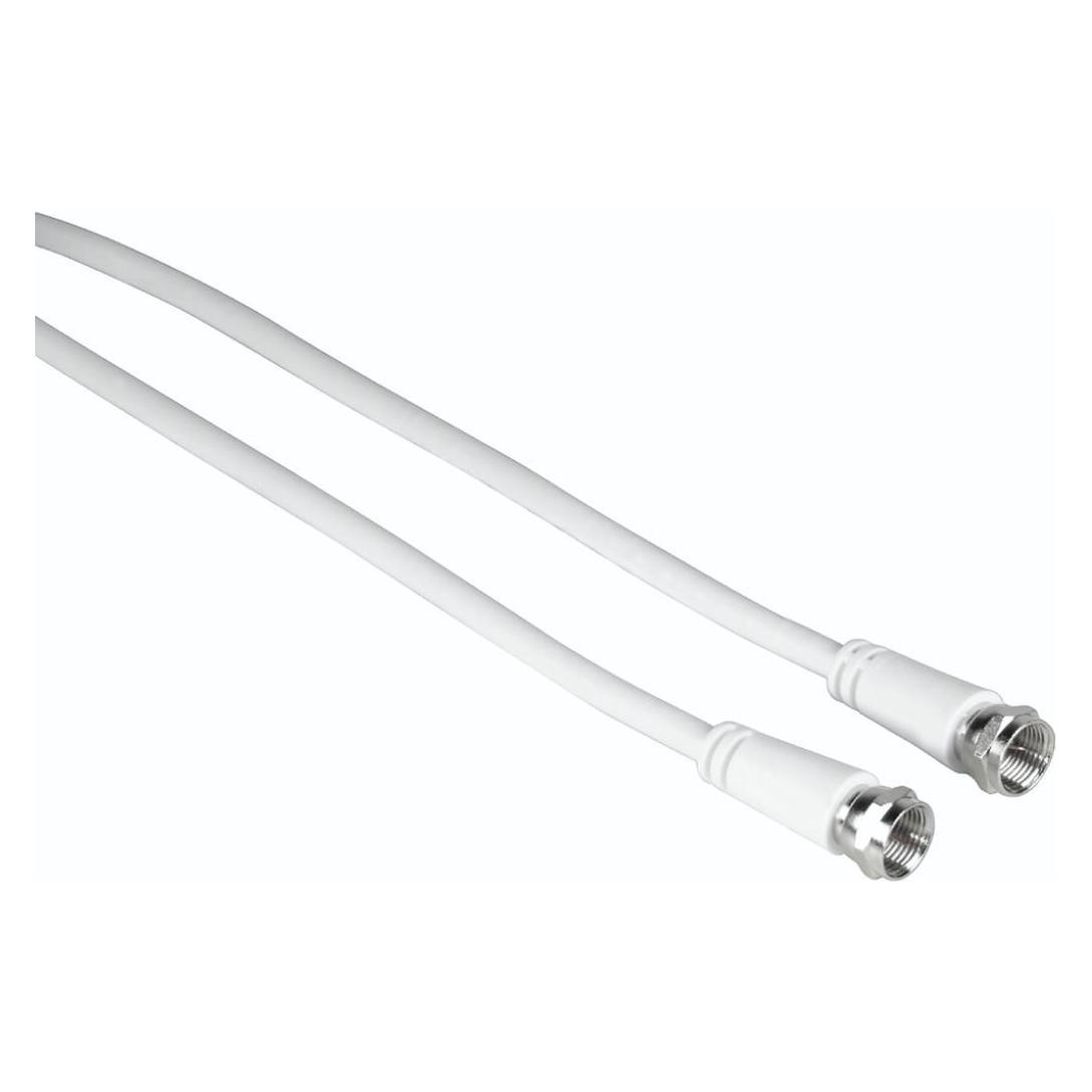 Hama SAT-Anschlusskabel, F-Stecker - F-Stecker (75 dB, Antennenkabel) (00205037)
