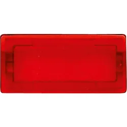 Merten 395900 Symbole, rechteckig, neutral, rot-transparent