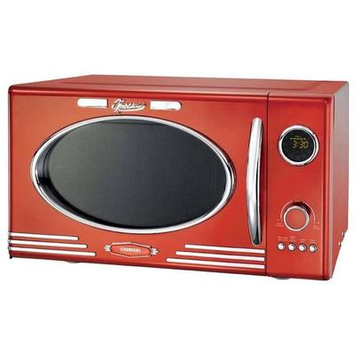 Melissa 16330129 Mikrowelle Chrom, Rot