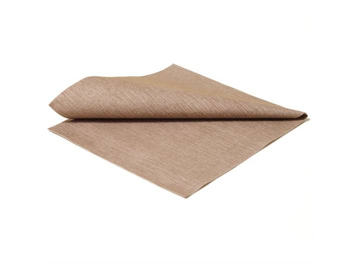 Diverse Servietten Nira Braun Papier 40 cm - Farbe: kakaobraun - Servietten