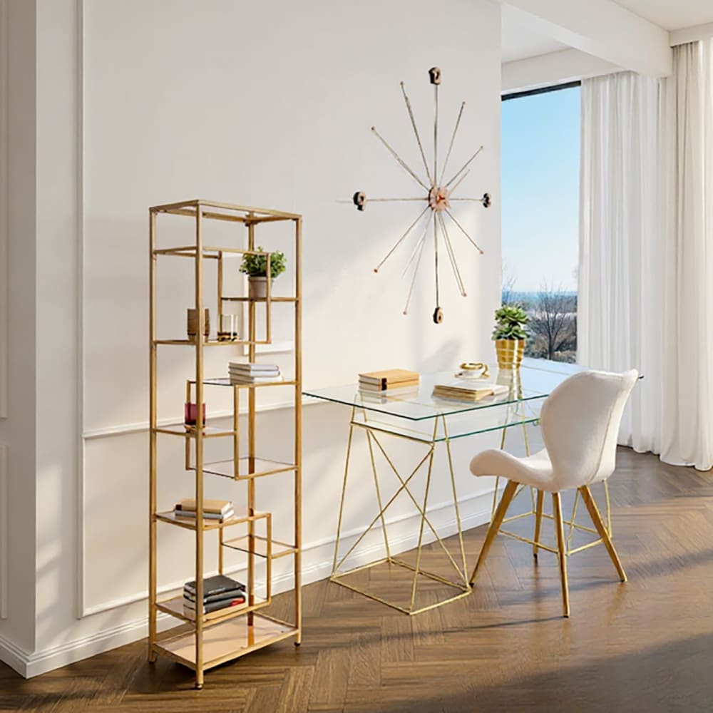 Kare Design Estantería loft oro 195x60
