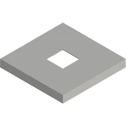 Osmo Pfostenanker-Abdeckung Typ B zum Aufdübeln, Silber