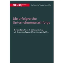 Die erfolgreiche Unternehmensnachfolge, Ratgeber von Carl-Ludwig Prinz zu Hohenlohe
