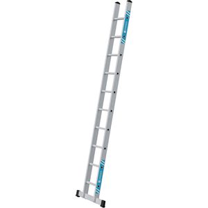 Zarges Anlegeleiter Alto L, 41550, Länge 3,05m, aus Aluminium, mit 10 Sprossen