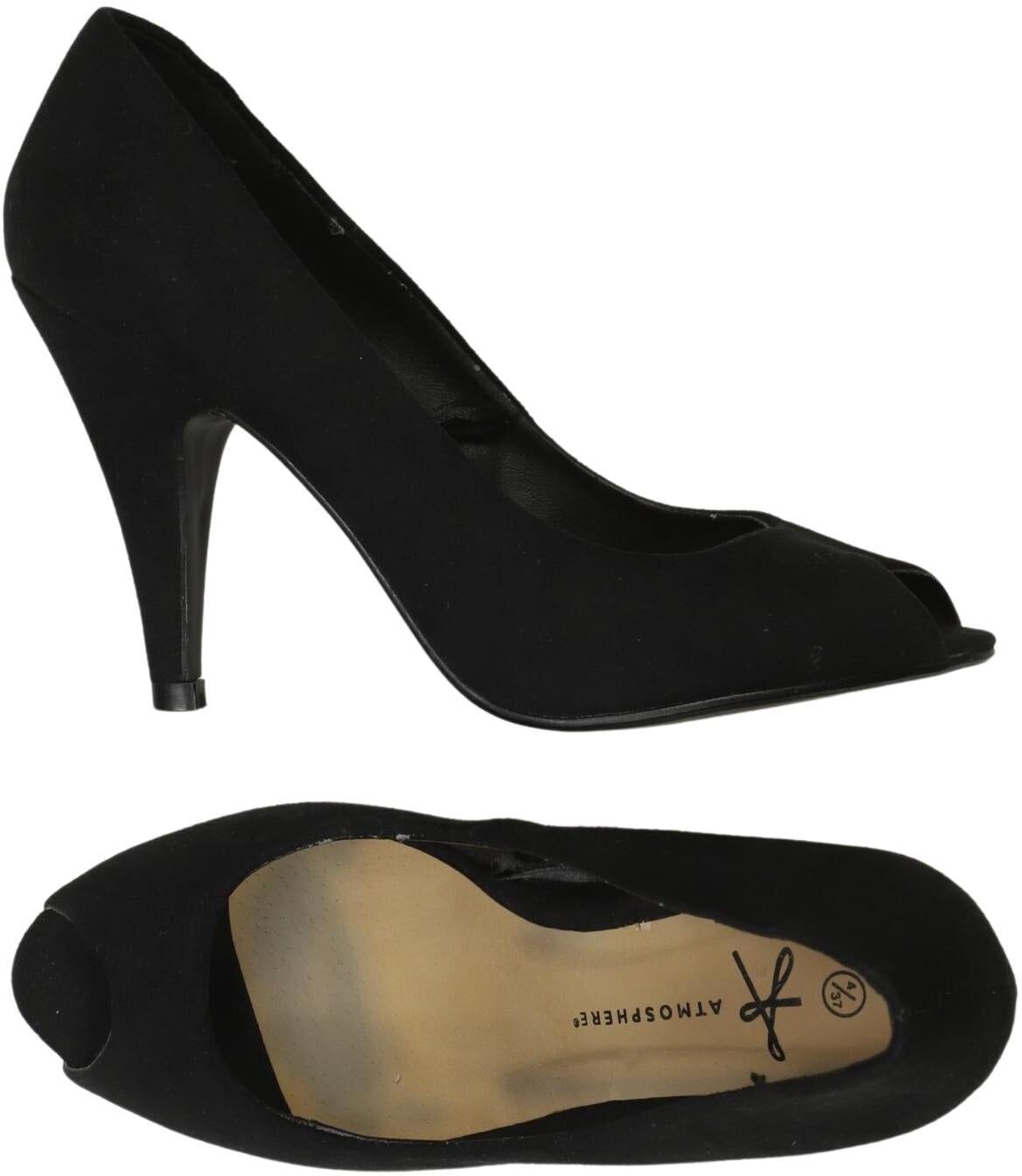 Atmosphere Damen Pumps, Schwarz, Gr. EU 37, kein / Etikett - Second Hand