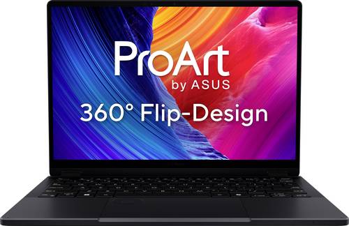 Asus 2-in-1 Notebook / Tablet 33.8 cm (13.3 Zoll) 3K, WQXGA 395 32 GB RAM 1 TB SSD Deutsch, QWERTZ AMD AMD Radeon Nicht verfügbar Schwarz 90N