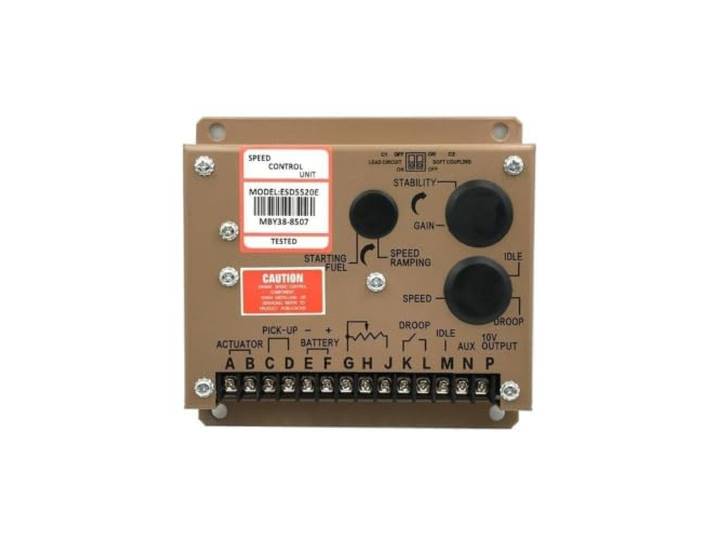 Diesel-Genset-Geschwindigkeitssteuergerät, Passend for ESD5520 ESD5520E Elektromotor-Drehzahlregler-Controller, bürstenlose Generatorplatine, Ersatzeinheit
