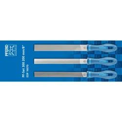 PFERD TOOLS Feilen-Set mit Heft 3-tlg. 200/300mm Feilen-Sortiment für anspruchsvolle Heim-/Handwerker - 11202300