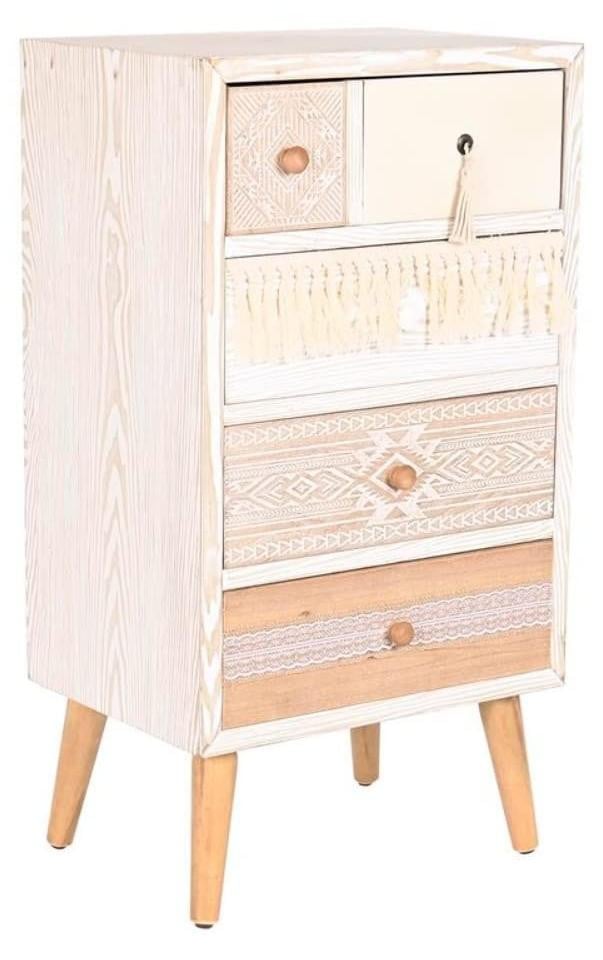 Bohemian stijl dressoir met 4 lades en soft-close lades