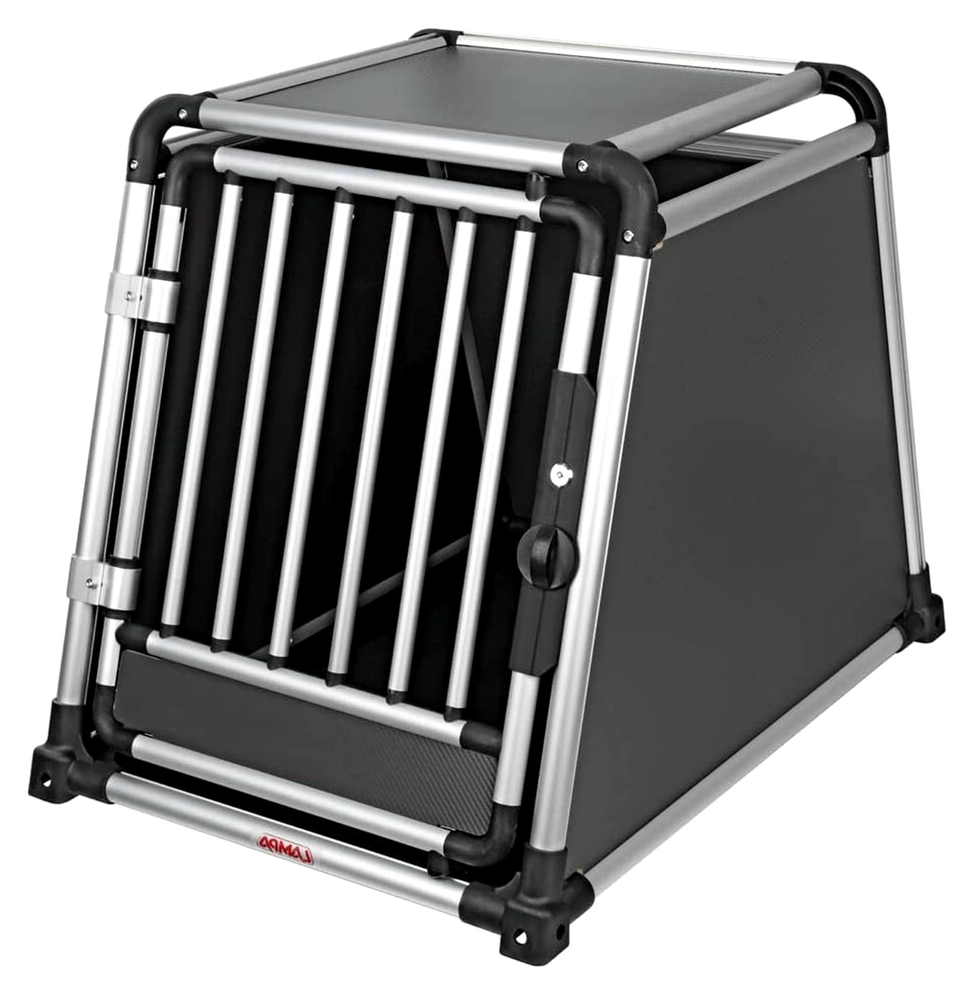 Transportbox für Haustiere Kofferraum 85cm 60cm 86cm Aluminium Stoff