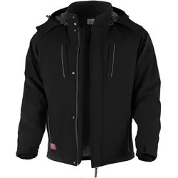 Winter Softshelljacke "PRO" - 5XL - schwarz