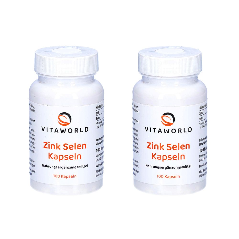 Zink Selen Kapseln Doppelpack 2x100 St