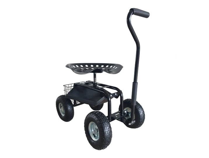 GARTENGERÄTEWAGEN MIT SITZ