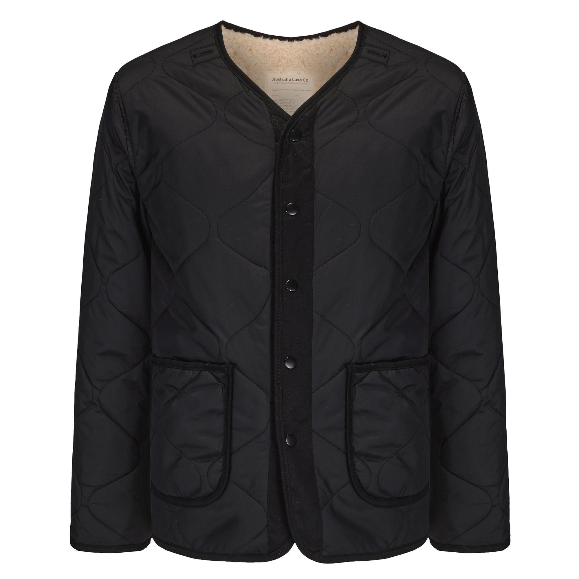 Brigade Schwarze Steppjacke