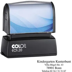 COLOP Textstempel, individualisierbar Eos 20 ohne Logo