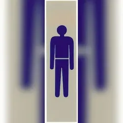 Contacto Schild MANN (Symbol)