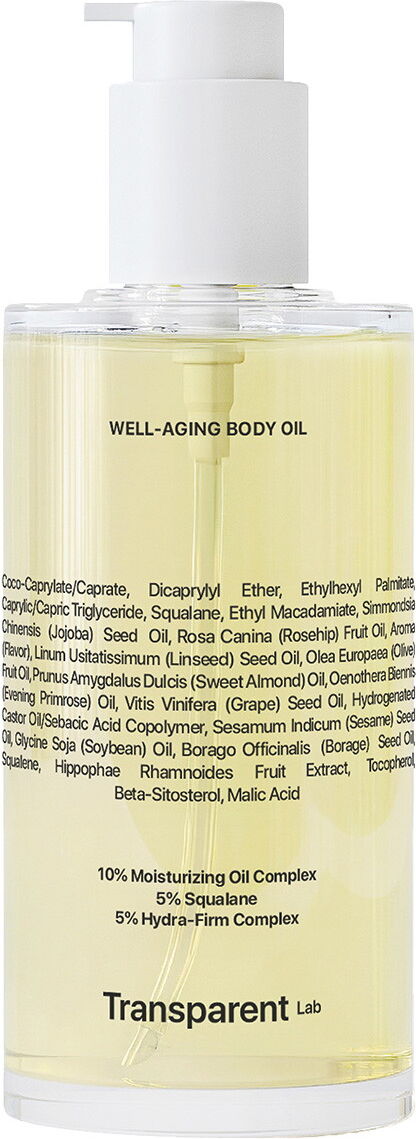 200ml Transparent Lab Well Aging Body Oil